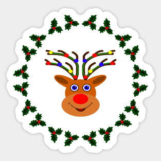 Merry Christmas Reindeer! Sticker